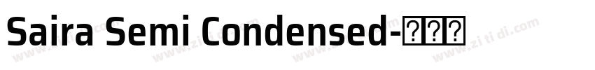 Saira Semi Condensed字体转换